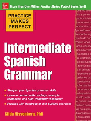 cover image of Intermediate Spanish Grammar